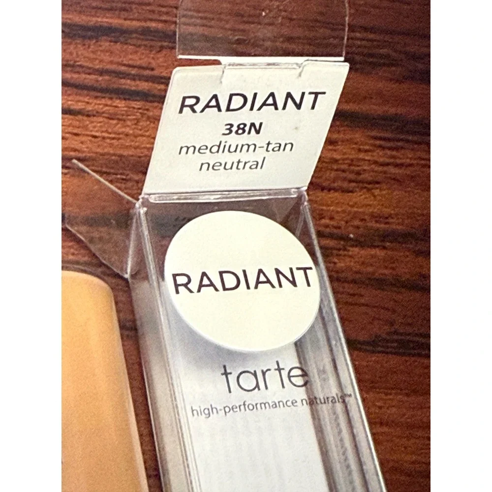 NEW tarte Radiant Double Duty Beauty Shape Tape Concealer 38N Med Tan Neutral
